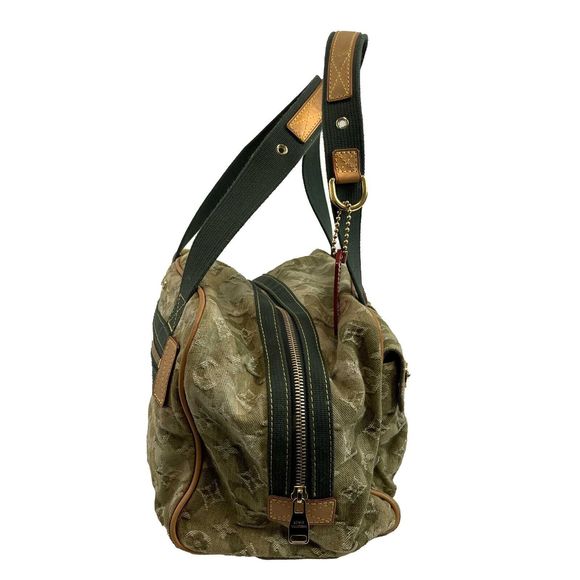 LOUIS VUITTON x Takashi Murakami Denim Monogram Jasmine Duffle LIMITED EDITION - Picture 3 of 12